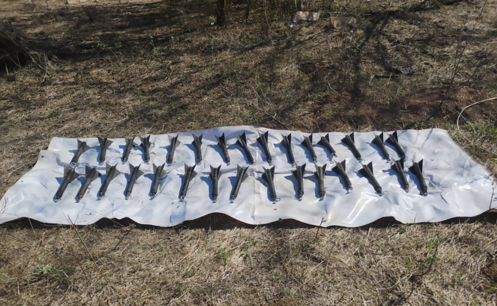 explosivos en Sinaloa Foto: Especial