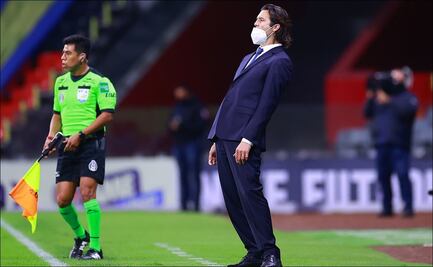 Santiago Solari, feliz por la buena racha del América