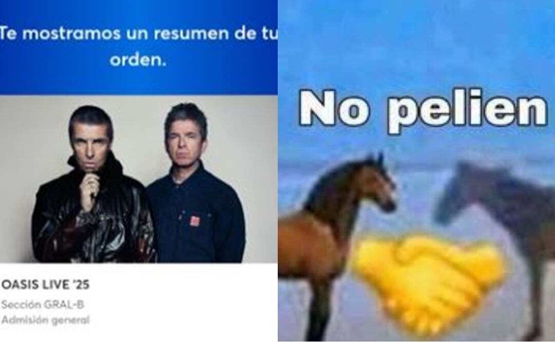 Los mejores memes que dejó la preventa de Oasis. Foto: Redes sociales