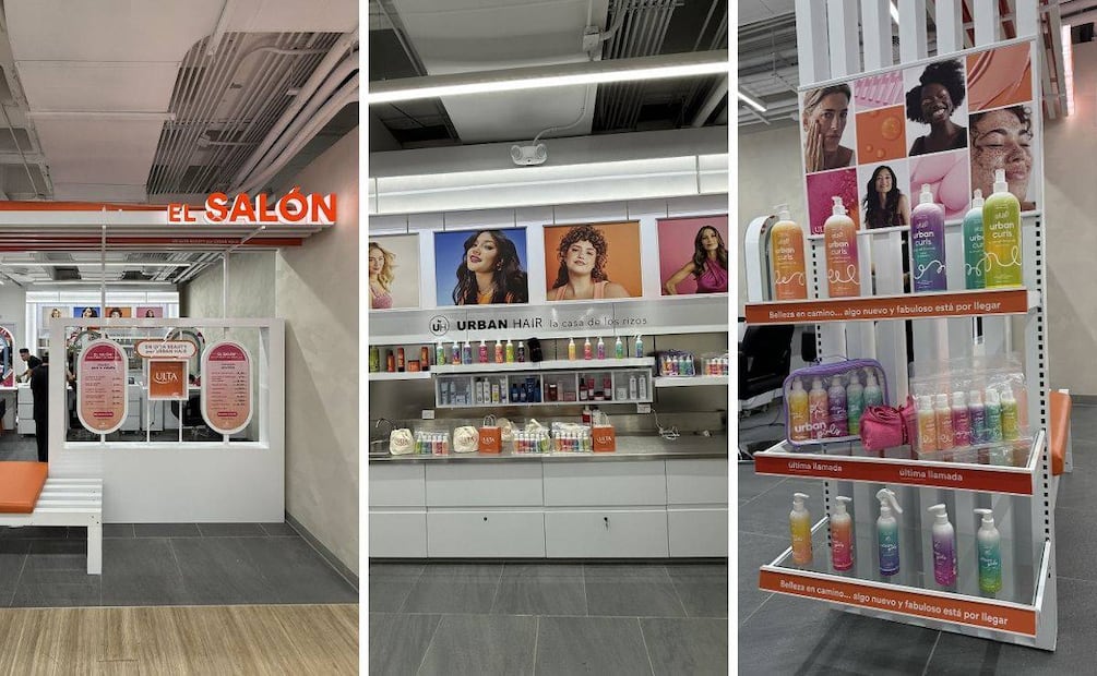 Además de Urban Curls, emplean otras marcas especializadas como Kérastase y Nioxin. Foto: Cortesía Ulta Beauty, Urban Hair