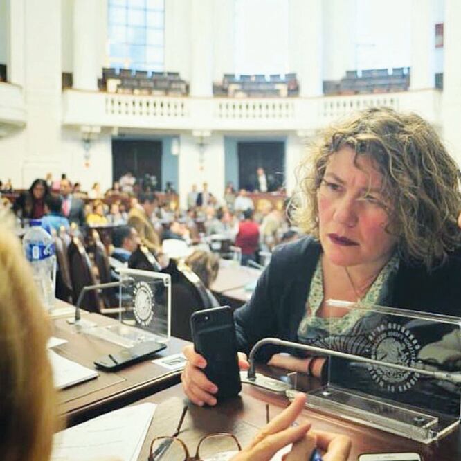 Apoyo. La legisladora de Morena, Paula Soto, impulsó la enmienda legislativa en el Congreso de la Ciudad de México. Foto: ARCHIVO EL UNIVERSAL