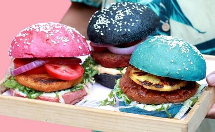 Mexico City restaurant introduces multi-color Veggie Burgers