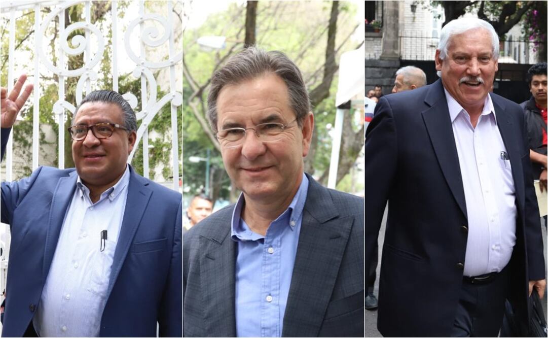 En la imagen: (de izq. a der.) Horacio Duarte, Esteban Moctezuma y Víctor Villalobos  (Foto: Berenice Fregoso / EL UNIVERSAL)