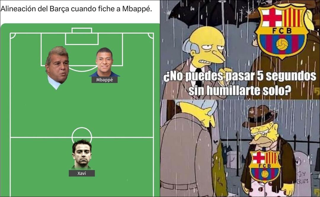 Barcelona “lanzó” una oferta por Kylian Mbappé, pero se ganó una lluvia de memes / FOTO: ESPECIAL