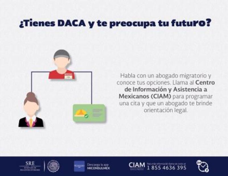 Difunde red consular información sobre DACA