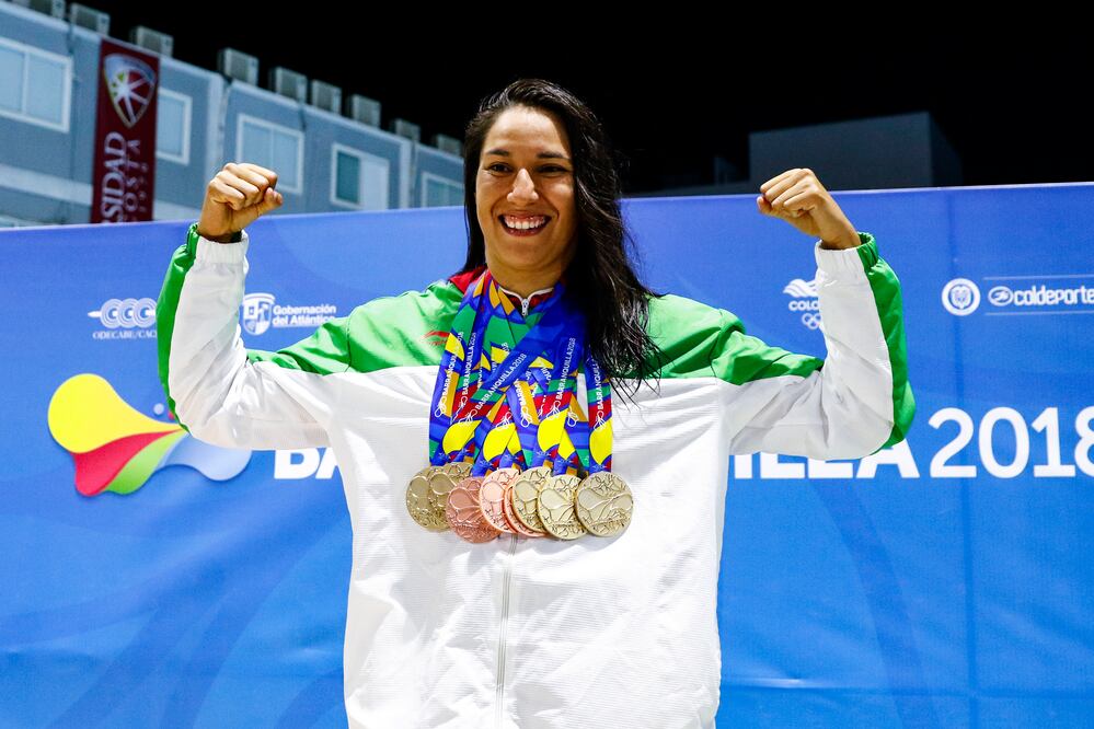 Liliana Ibáñez durante los JCC de Barranquilla 2018. Foto: Imago 7