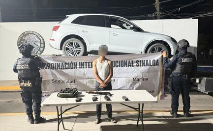 Huye en Audi con fusil AK-47; cae tras persecución en brecha de Mocorito, Sinaloa
