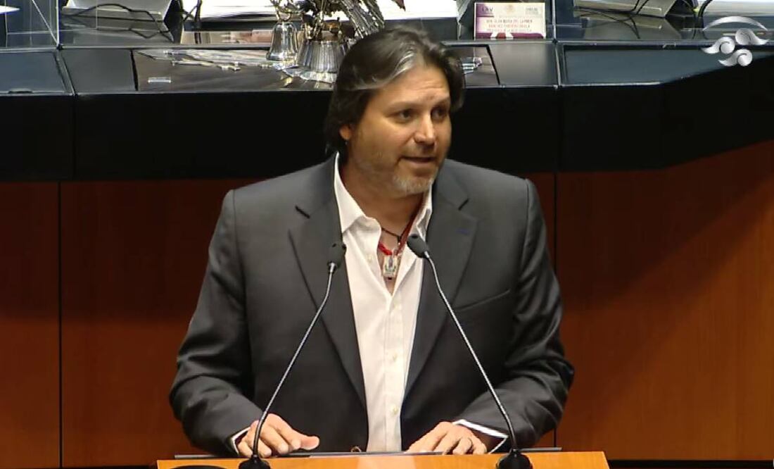 Mario Zamora Gastélum, senador del PRI. Foto: Captura de pantalla