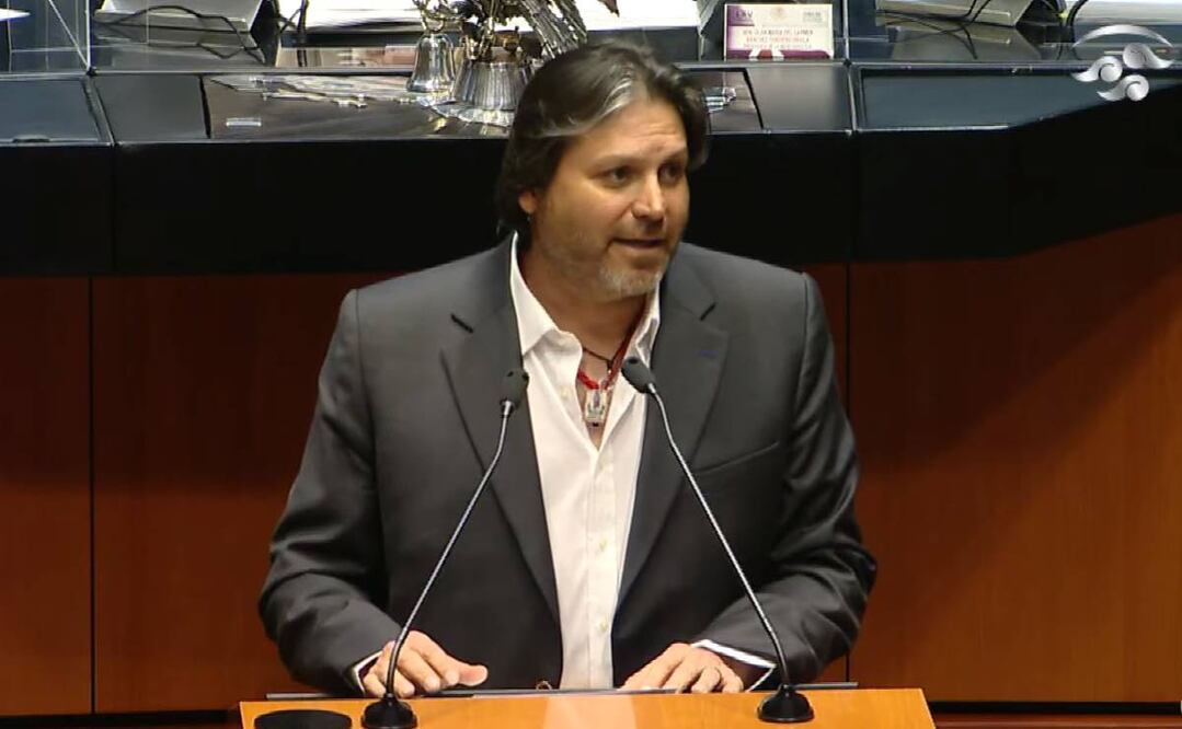 Mario Zamora Gastélum, senador del PRI. Foto: Captura de pantalla