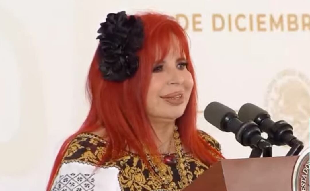 La gobernadora de Campeche estuvo presente en la conferencia de prensa del presidente López Obrador. Foto: Captrura de pantalla