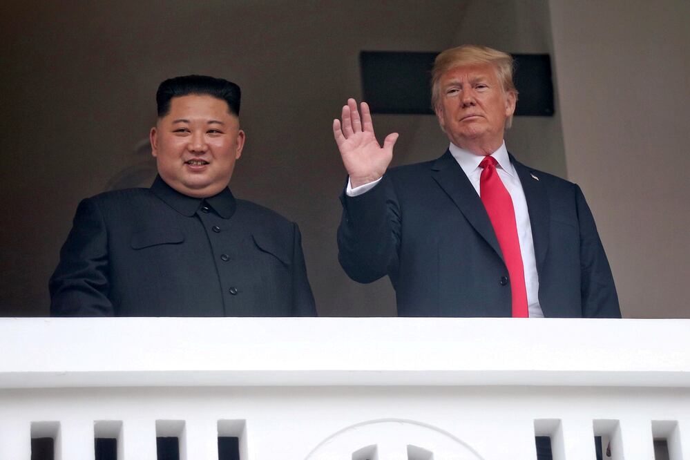El presidente estadounidense, Donald Trump, y el líder norcoreano Kim Jong-un (Foto: AFP)