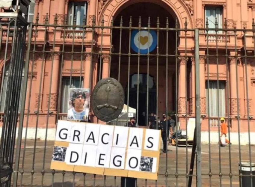 Maradona será velado en la Casa Rosada