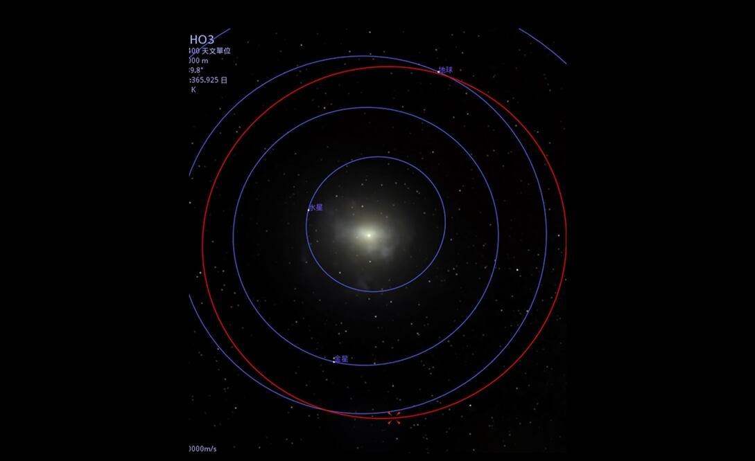 Asteroide Kamo'oalewa. Foto: Especial