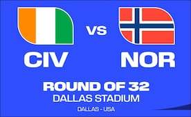 Costa de Marfil vs Noruega: Juego ONLINE | Copa del Mundo 2026 | Dieciseisavos de Final