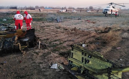Descartan sobrevivientes en choque de avión ucraniano en Teherán