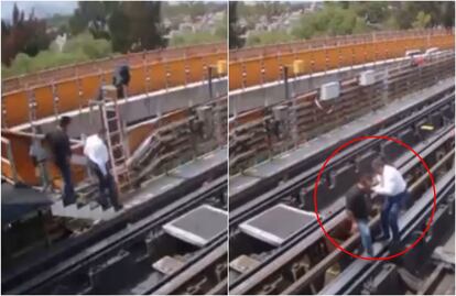 Sale a la luz VIDEO del momento exacto en que trabajador del Metro muere tras caer en vías