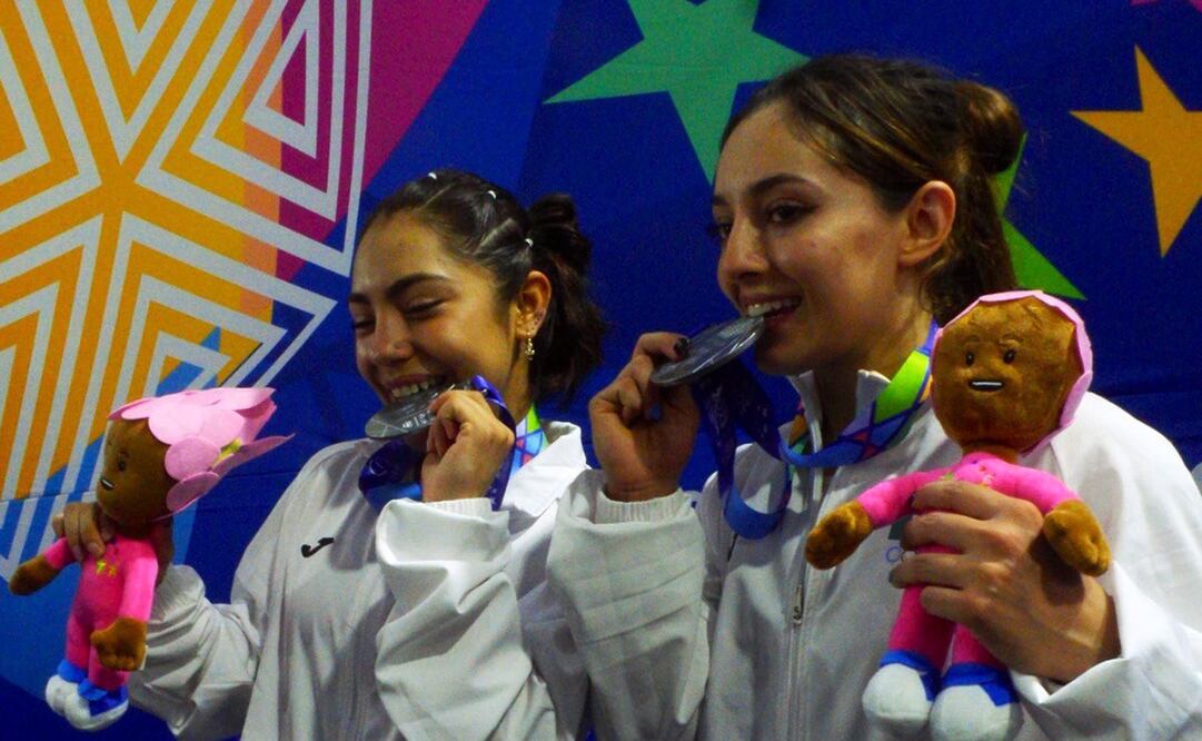 Andrea de la Herrán y Yesica Hernández obtienen presea de plata en halterofilia en Juegos Centroamericanos