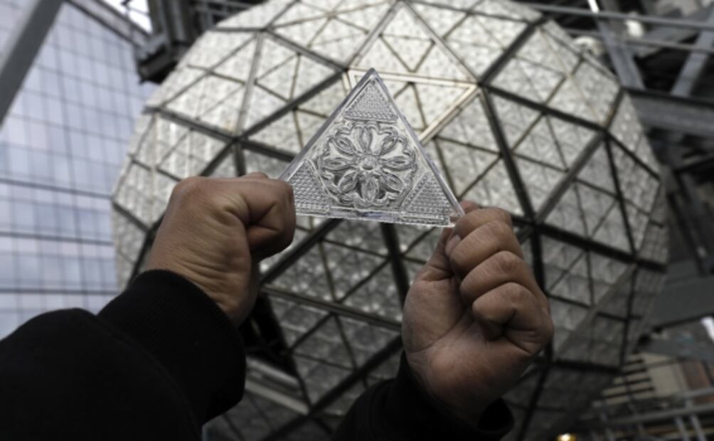 Esfera de Times Square, lista para marcar la entrada de 2023