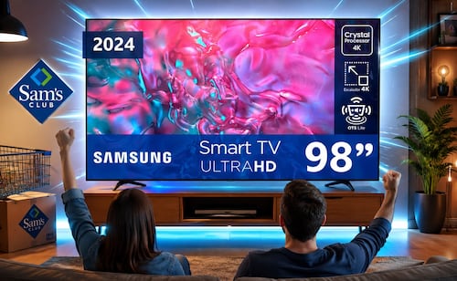 Sam's Club liquida pantalla Samsung 4K de 98 pulgadas con ahorro de más de 27 mil pesos; ¿cómo aplicar la oferta?