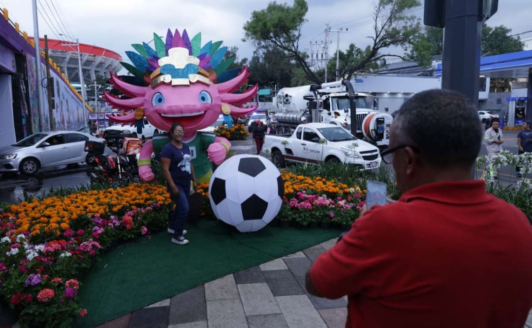 Mundial 2026: Figura del Ajolote regresa al Estadio Ciudad de México. Foto: Fernanda Rojas / EL UNIVERSAL