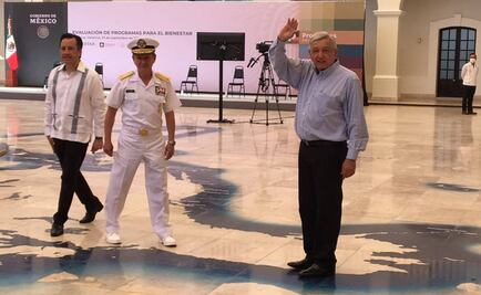 AMLO pide al Congreso que apruebe que la Marina controle aduanas y puertos