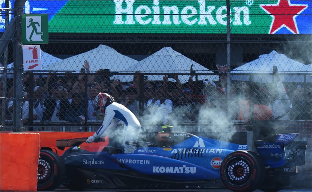 El Virtual Safety Car causado por el español Carlos Sainz echó a perder el final del Gran Premio de México / FOTO: AP