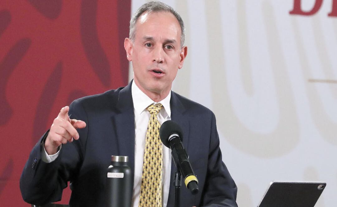 Dr. López-Gatell did have time to defend Minister Irma Eréndira Sandoval - Photo: Berenice Fregoso/EL UNIVERSAL