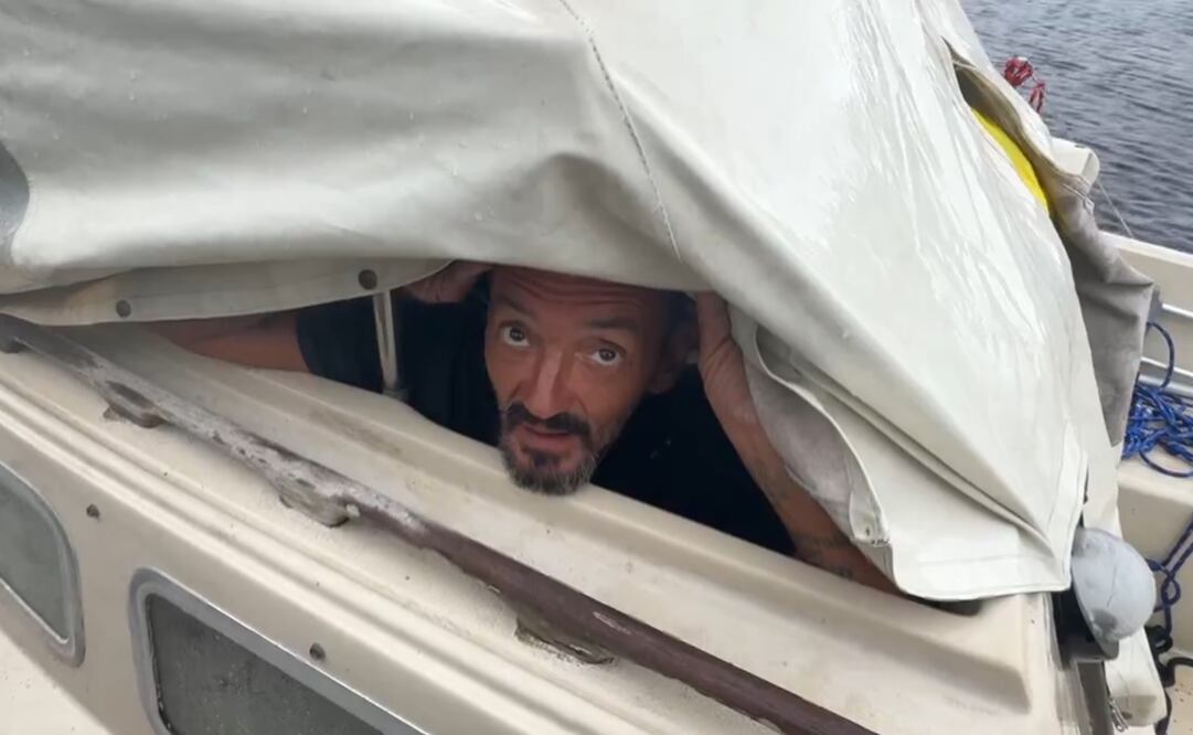 Teniente Dan sobrevive a Milton. Foto: captura de pantalla