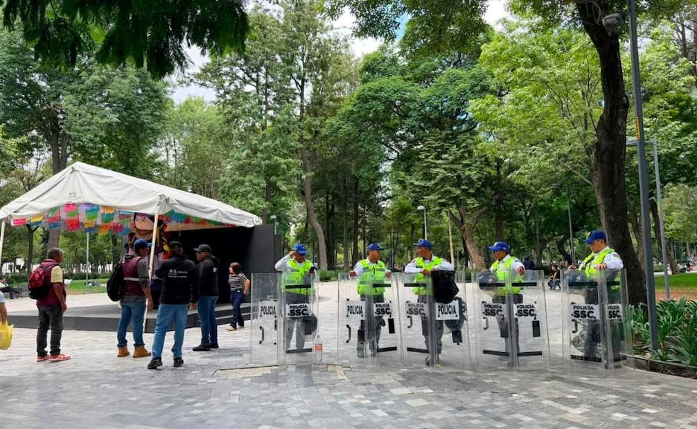 En un video publicado en sus redes sociales, Cravioto señaló la presencia de elementos de la Secretaría de Seguridad Pública (SSC) para el reordenamiento de la vía pública. | Foto: Arturo Ordaz.