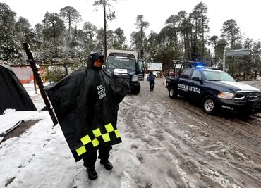 Cierran acceso al Nevado de Toluca por bajas temperaturas