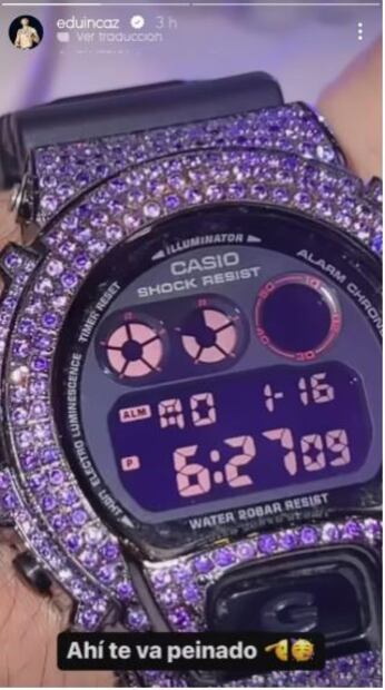 Eduin Caz: esto cuesta su lujoso reloj Casio