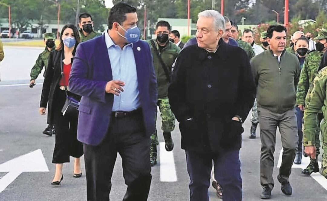El Presidente, junto al gobernador, destacó que tiene el compromiso de pacificar el estado. Foto: Especial