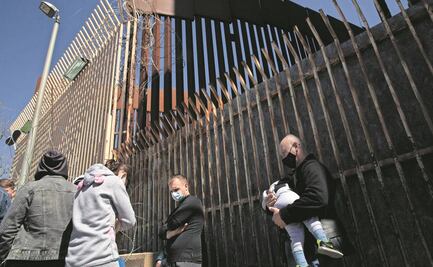 Migranción forzada. Hacen antesala dos días para entrar a EU