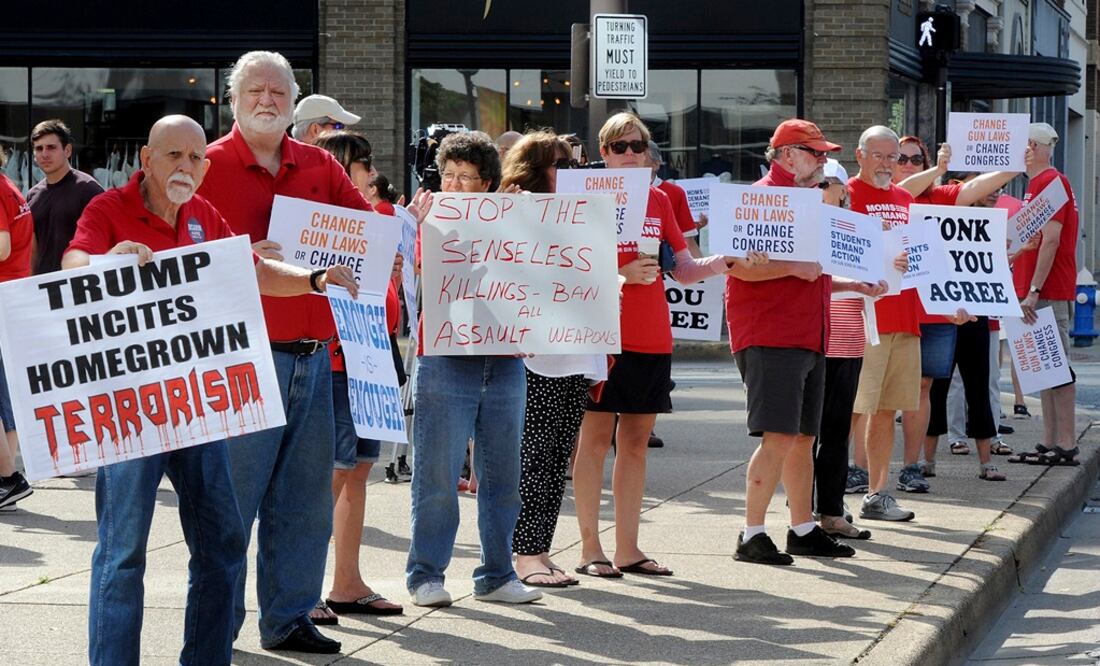 Manifestantes en Charleston, Virginia Occidental. Foto: AP