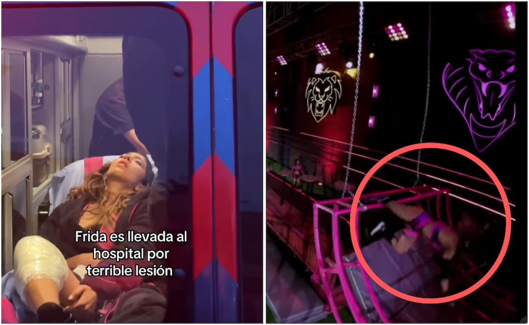 Actriz mexicana Frida Urbina sufre accidente en programa Guerreros Mundiales; ¿qué le pasó? Foto: Captura de pantalla Instagram