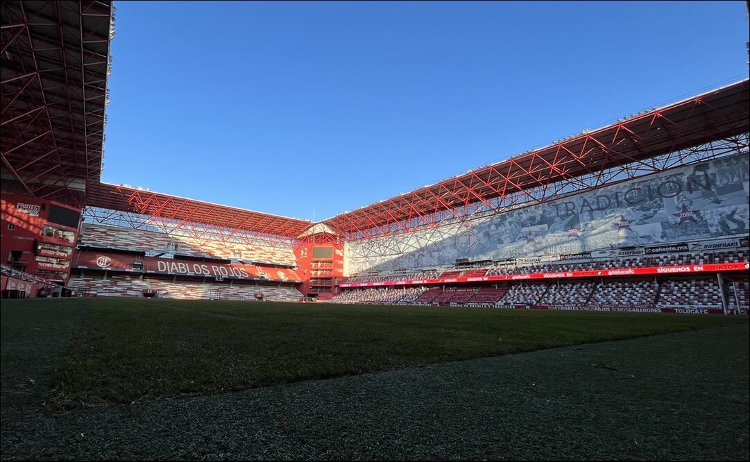 El club busca que su inmueble sea 100% seguro en todos los aspectos. FOTO: @EstadioToluca