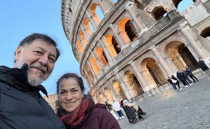 Critican a Fernández Noroña por "falta de austeridad" al publicar postales desde Roma