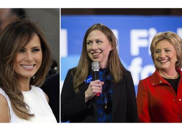 Melania Trump agradece a Chelsea Clinton por defender a su hijo Barron