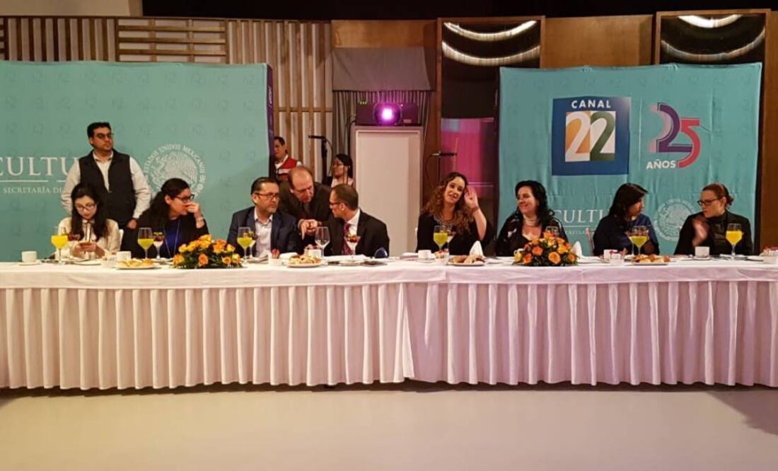 Canal 22 presentó su programación para 2018 Foto: Tomada de Twitter