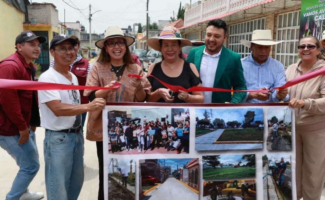 Gobierno de Ecatepec inaugura 17 vialidades rehabilitadas; llevaban 25 años sin atención. Foto: Especial.