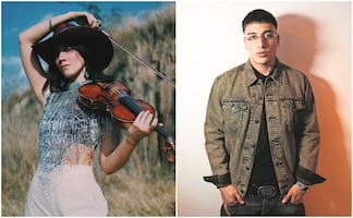 Violinista de Christian Nodal presume momentos con El Malilla durante concierto en CDMX