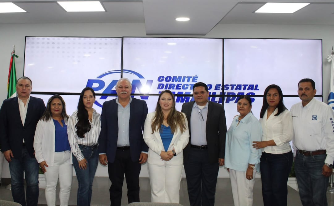 Gloria Garza toma las riendas del Partido Acción Nacional en Tamaulipas; llama a reconstruir el partido.
Foto: Especial.