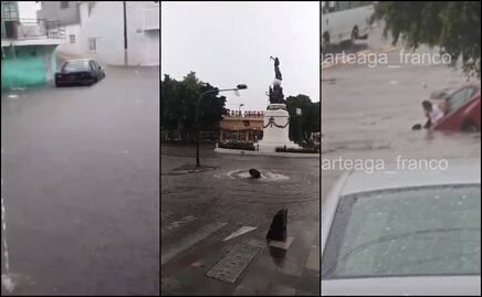 VIDEOS: Lluvias dejan bajo el agua varias calles de la ciudad de Puebla