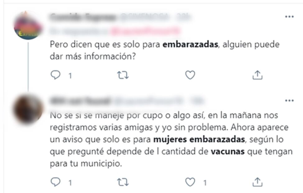 ¿Están haciendo trampa con el registro para la vacunación de mujeres embarazadas?