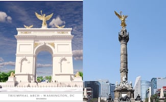 Arco del Triunfo gigante que quiere Trump divide a EU; sería más grande que el de Francia y el Ángel de la Independencia en CDMX