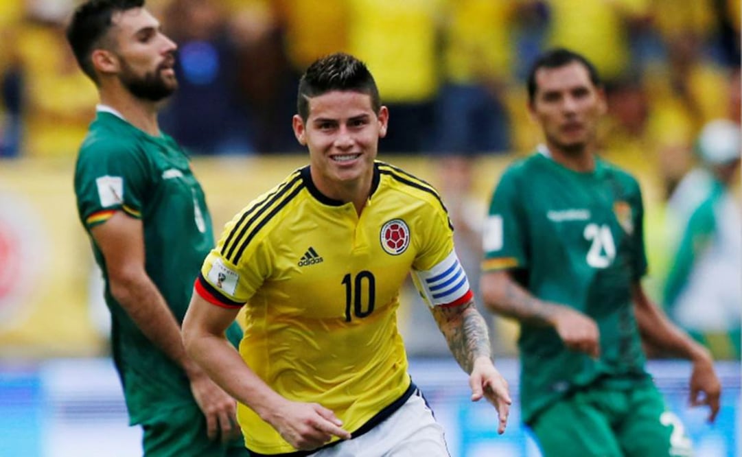 Colombia vence a Bolivia con agónico gol de James 