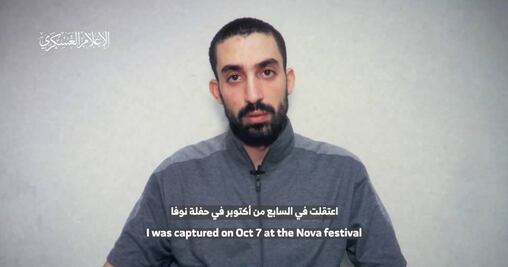 "Sin una tregua, ninguno sobrevivirá": Hamas publica video de rehén asesinado