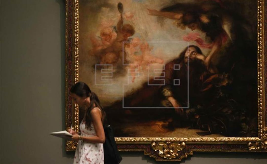 "El Sueño de San José", de Francisco de Herrera el Mozo (1627-1685), es una de las 25 obras donadas por el mexicano. (FOTO: EFE)