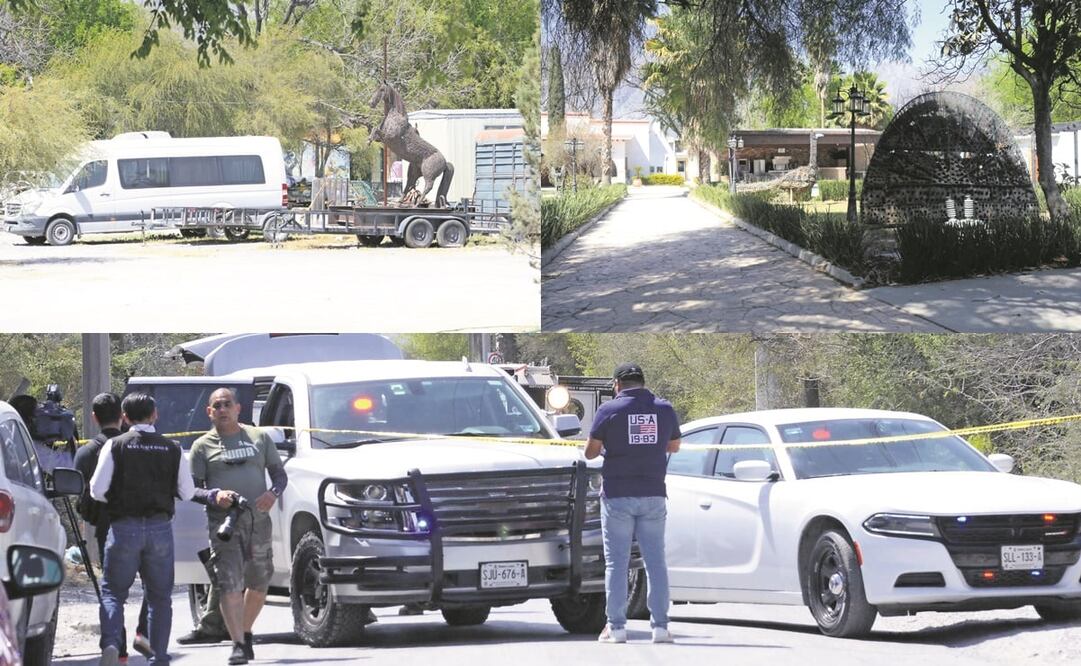 La Fiscalía General de Justicia del Estado solicitó órdenes de cateo a una vivienda de El Bronco en el municipio de García, debido a una denuncia presentada por la Unidad de Inteligencia Financiera. Foto: EMILIO VÁSQUEZ/ EL UNIVERSAL