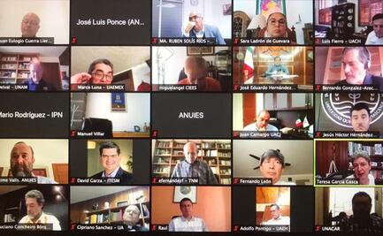 Rectores acuerdan estrategia para no perder ciclo escolar en universidades públicas